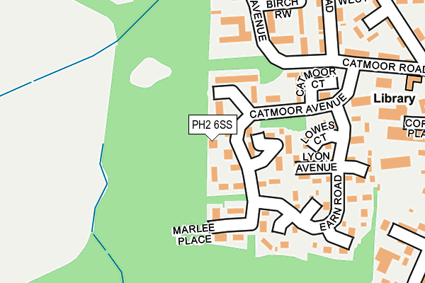 PH2 6SS map - OS OpenMap – Local (Ordnance Survey) PH2 6SS map - OS OpenMap – Local (Ordnance Survey)