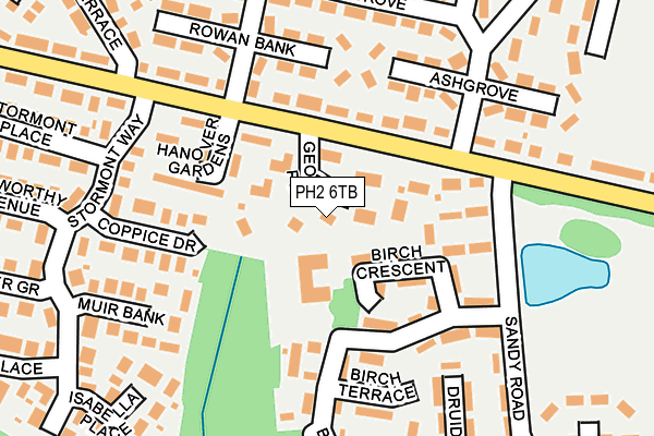 PH2 6TB map - OS OpenMap – Local (Ordnance Survey) PH2 6TB map - OS OpenMap – Local (Ordnance Survey)