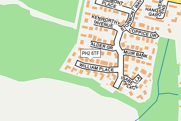 PH2 6TF map - OS OpenMap – Local (Ordnance Survey) PH2 6TF map - OS OpenMap – Local (Ordnance Survey)