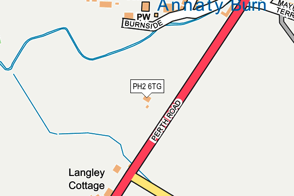 PH2 6TG map - OS OpenMap – Local (Ordnance Survey) PH2 6TG map - OS OpenMap – Local (Ordnance Survey)