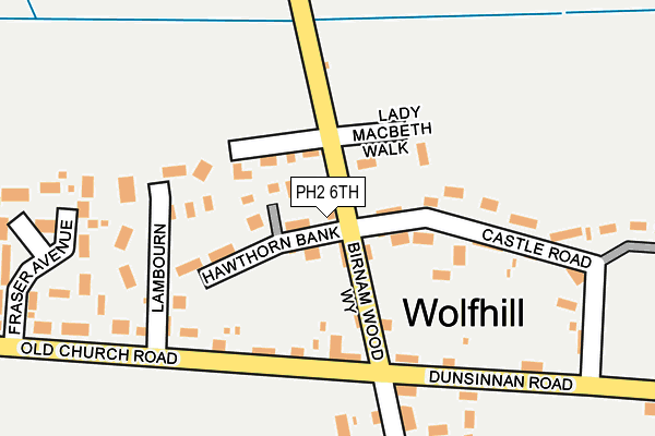 PH2 6TH map - OS OpenMap – Local (Ordnance Survey) PH2 6TH map - OS OpenMap – Local (Ordnance Survey)