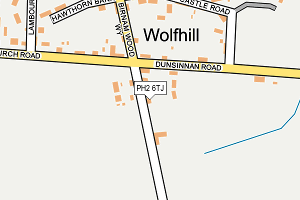 PH2 6TJ map - OS OpenMap – Local (Ordnance Survey) PH2 6TJ map - OS OpenMap – Local (Ordnance Survey)