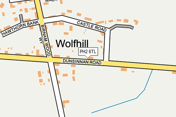 PH2 6TL map - OS OpenMap – Local (Ordnance Survey) PH2 6TL map - OS OpenMap – Local (Ordnance Survey)