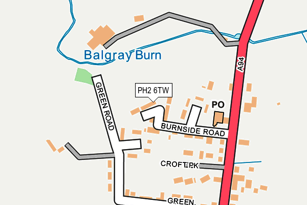 PH2 6TW map - OS OpenMap – Local (Ordnance Survey) PH2 6TW map - OS OpenMap – Local (Ordnance Survey)