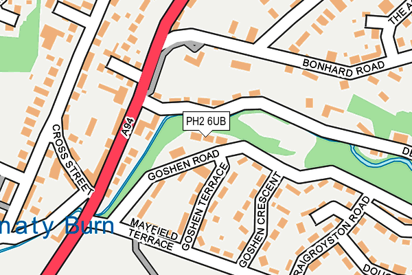 PH2 6UB map - OS OpenMap – Local (Ordnance Survey) PH2 6UB map - OS OpenMap – Local (Ordnance Survey)