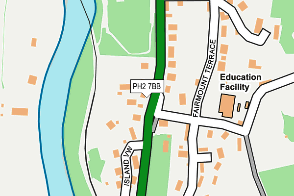PH2 7BB map - OS OpenMap – Local (Ordnance Survey) PH2 7BB map - OS OpenMap – Local (Ordnance Survey)