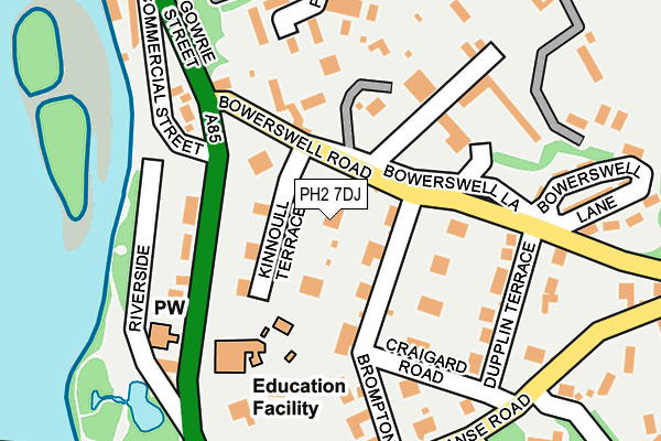 PH2 7DJ map - OS OpenMap – Local (Ordnance Survey) PH2 7DJ map - OS OpenMap – Local (Ordnance Survey)