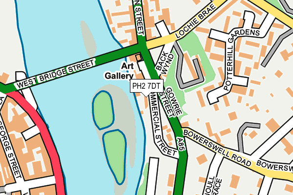 PH2 7DT map - OS OpenMap – Local (Ordnance Survey) PH2 7DT map - OS OpenMap – Local (Ordnance Survey)