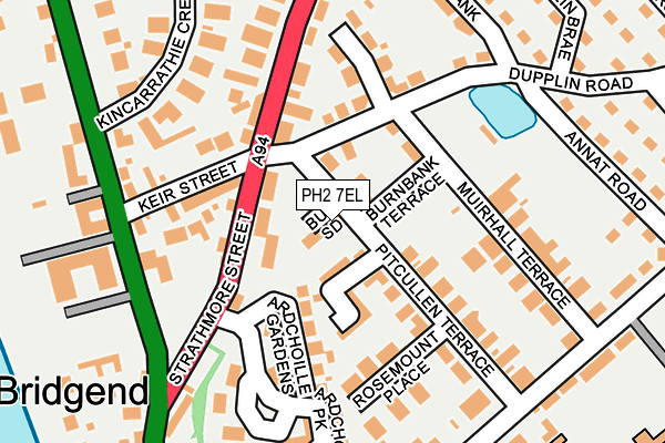 PH2 7EL map - OS OpenMap – Local (Ordnance Survey) PH2 7EL map - OS OpenMap – Local (Ordnance Survey)
