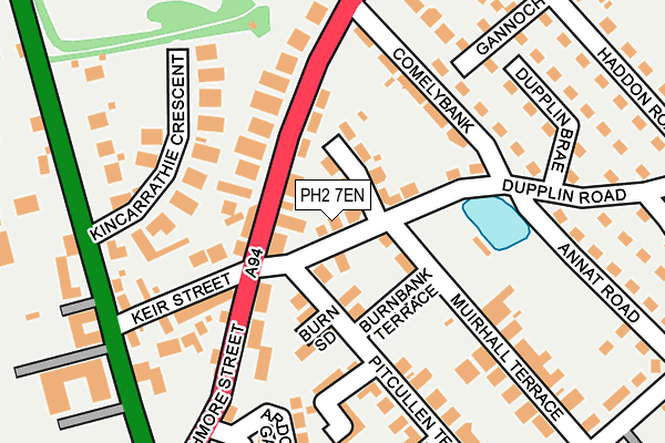 PH2 7EN map - OS OpenMap – Local (Ordnance Survey) PH2 7EN map - OS OpenMap – Local (Ordnance Survey)