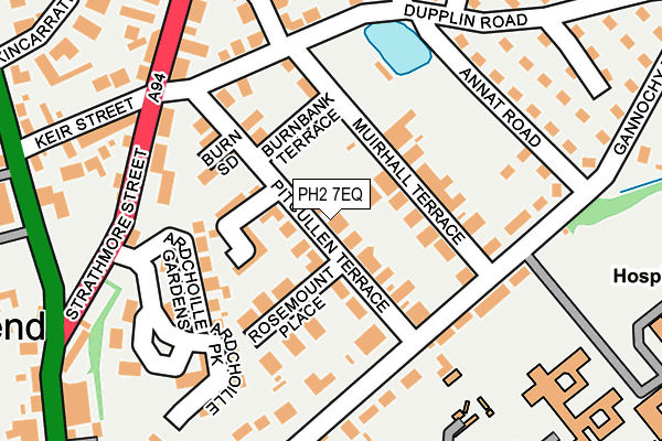 PH2 7EQ map - OS OpenMap – Local (Ordnance Survey) PH2 7EQ map - OS OpenMap – Local (Ordnance Survey)