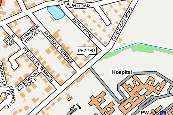 PH2 7EU map - OS OpenMap – Local (Ordnance Survey) PH2 7EU map - OS OpenMap – Local (Ordnance Survey)