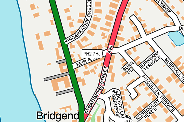 PH2 7HJ map - OS OpenMap – Local (Ordnance Survey) PH2 7HJ map - OS OpenMap – Local (Ordnance Survey)