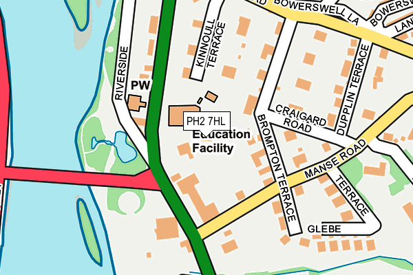 PH2 7HL map - OS OpenMap – Local (Ordnance Survey) PH2 7HL map - OS OpenMap – Local (Ordnance Survey)