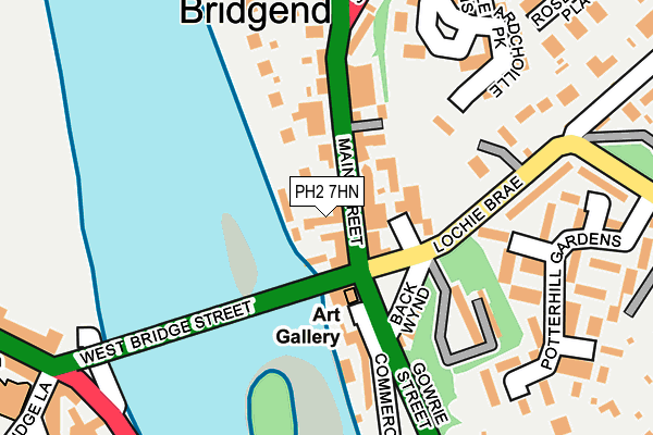 PH2 7HN map - OS OpenMap – Local (Ordnance Survey)