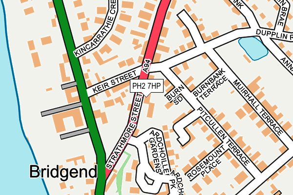 PH2 7HP map - OS OpenMap – Local (Ordnance Survey) PH2 7HP map - OS OpenMap – Local (Ordnance Survey)