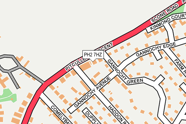 PH2 7HZ map - OS OpenMap – Local (Ordnance Survey) PH2 7HZ map - OS OpenMap – Local (Ordnance Survey)