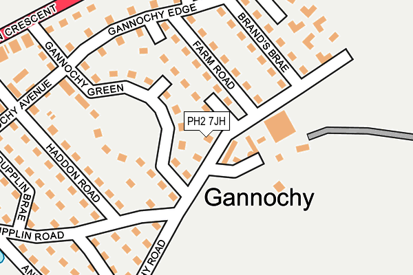 PH2 7JH map - OS OpenMap – Local (Ordnance Survey) PH2 7JH map - OS OpenMap – Local (Ordnance Survey)