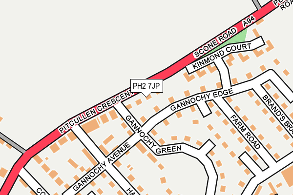 PH2 7JP map - OS OpenMap – Local (Ordnance Survey) PH2 7JP map - OS OpenMap – Local (Ordnance Survey)