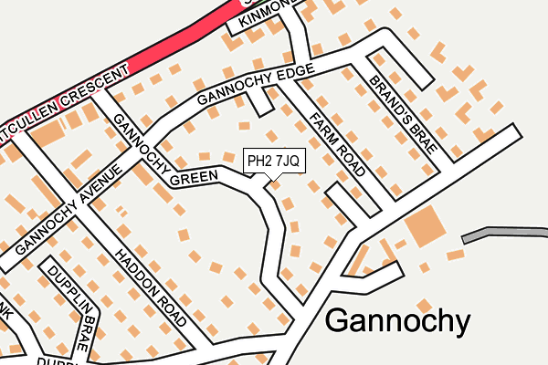 PH2 7JQ map - OS OpenMap – Local (Ordnance Survey) PH2 7JQ map - OS OpenMap – Local (Ordnance Survey)