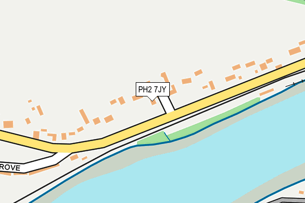 PH2 7JY map - OS OpenMap – Local (Ordnance Survey) PH2 7JY map - OS OpenMap – Local (Ordnance Survey)