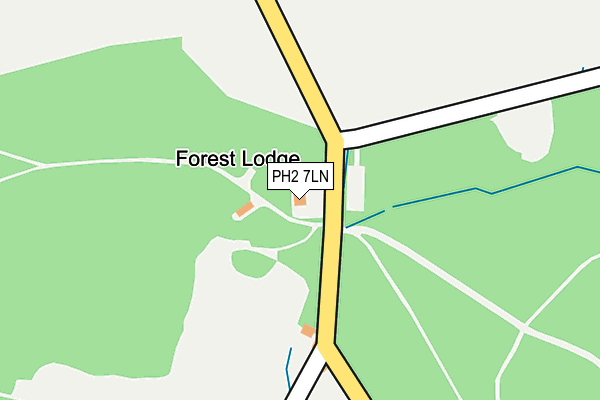 PH2 7LN map - OS OpenMap – Local (Ordnance Survey) PH2 7LN map - OS OpenMap – Local (Ordnance Survey)