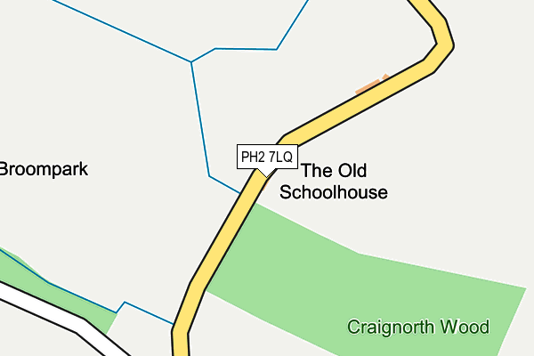 PH2 7LQ map - OS OpenMap – Local (Ordnance Survey) PH2 7LQ map - OS OpenMap – Local (Ordnance Survey)