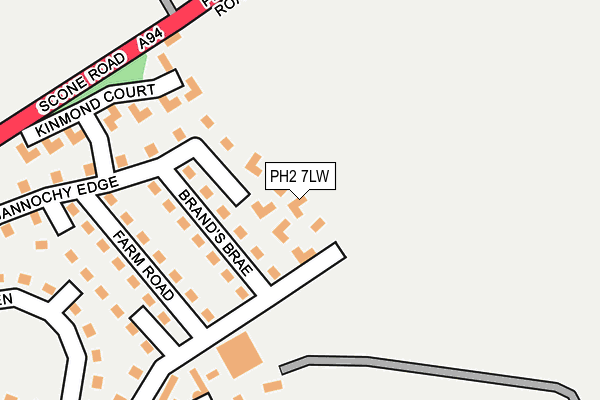 PH2 7LW map - OS OpenMap – Local (Ordnance Survey) PH2 7LW map - OS OpenMap – Local (Ordnance Survey)