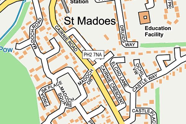 PH2 7NA map - OS OpenMap – Local (Ordnance Survey) PH2 7NA map - OS OpenMap – Local (Ordnance Survey)