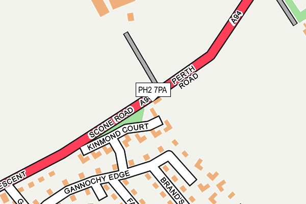PH2 7PA map - OS OpenMap – Local (Ordnance Survey) PH2 7PA map - OS OpenMap – Local (Ordnance Survey)