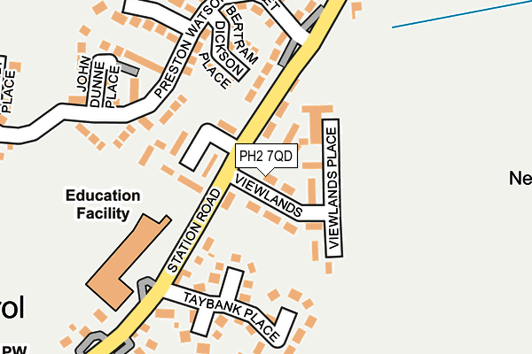 PH2 7QD map - OS OpenMap – Local (Ordnance Survey) PH2 7QD map - OS OpenMap – Local (Ordnance Survey)