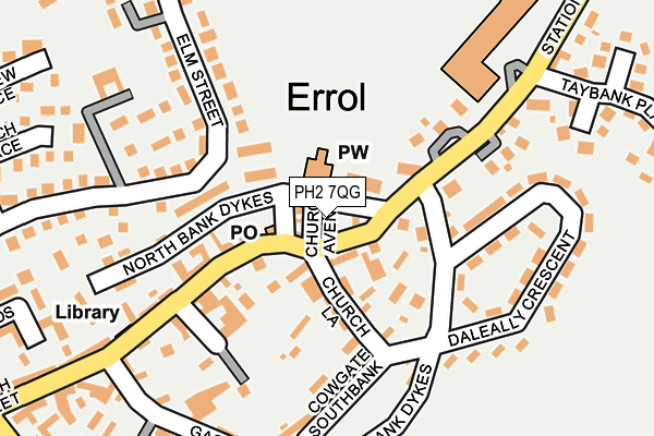 PH2 7QG map - OS OpenMap – Local (Ordnance Survey) PH2 7QG map - OS OpenMap – Local (Ordnance Survey)