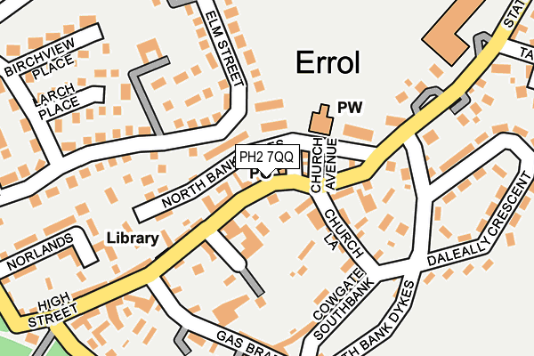 PH2 7QQ map - OS OpenMap – Local (Ordnance Survey) PH2 7QQ map - OS OpenMap – Local (Ordnance Survey)