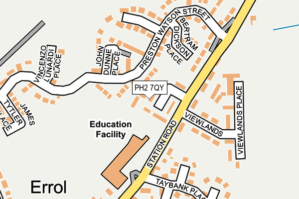 PH2 7QY map - OS OpenMap – Local (Ordnance Survey) PH2 7QY map - OS OpenMap – Local (Ordnance Survey)