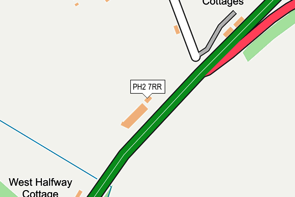 PH2 7RR map - OS OpenMap – Local (Ordnance Survey) PH2 7RR map - OS OpenMap – Local (Ordnance Survey)