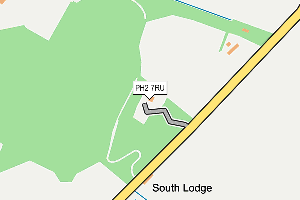 PH2 7RU map - OS OpenMap – Local (Ordnance Survey) PH2 7RU map - OS OpenMap – Local (Ordnance Survey)