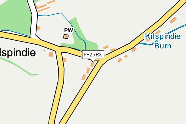 PH2 7RX map - OS OpenMap – Local (Ordnance Survey) PH2 7RX map - OS OpenMap – Local (Ordnance Survey)