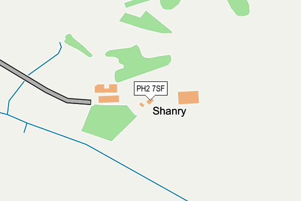PH2 7SF map - OS OpenMap – Local (Ordnance Survey) PH2 7SF map - OS OpenMap – Local (Ordnance Survey)