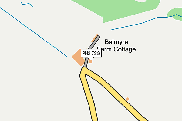PH2 7SG map - OS OpenMap – Local (Ordnance Survey) PH2 7SG map - OS OpenMap – Local (Ordnance Survey)