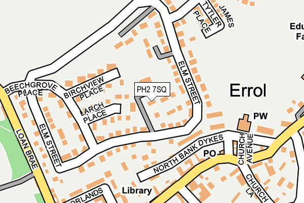 PH2 7SQ map - OS OpenMap – Local (Ordnance Survey) PH2 7SQ map - OS OpenMap – Local (Ordnance Survey)