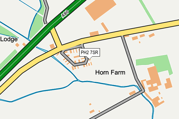 PH2 7SR map - OS OpenMap – Local (Ordnance Survey) PH2 7SR map - OS OpenMap – Local (Ordnance Survey)