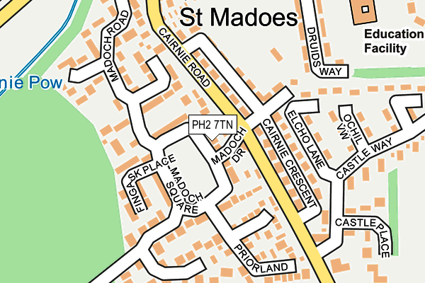 PH2 7TN map - OS OpenMap – Local (Ordnance Survey) PH2 7TN map - OS OpenMap – Local (Ordnance Survey)