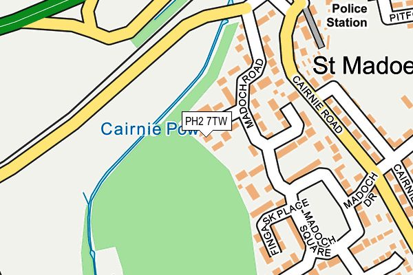 PH2 7TW map - OS OpenMap – Local (Ordnance Survey) PH2 7TW map - OS OpenMap – Local (Ordnance Survey)