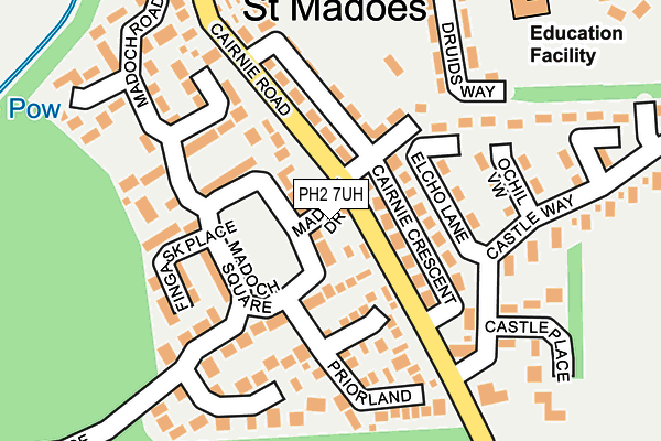 PH2 7UH map - OS OpenMap – Local (Ordnance Survey) PH2 7UH map - OS OpenMap – Local (Ordnance Survey)