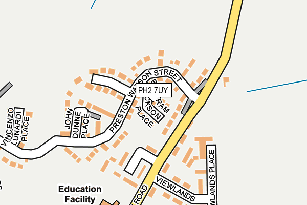 PH2 7UY map - OS OpenMap – Local (Ordnance Survey) PH2 7UY map - OS OpenMap – Local (Ordnance Survey)
