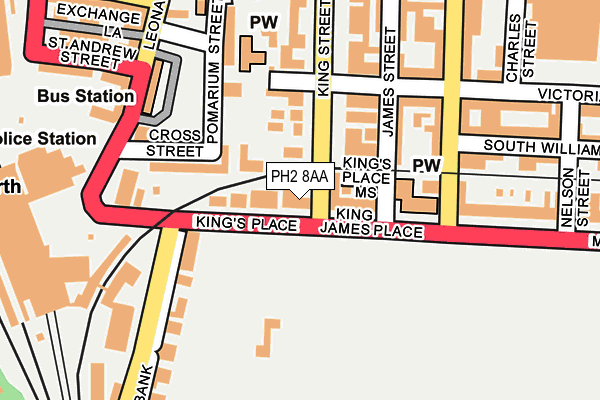 PH2 8AA map - OS OpenMap – Local (Ordnance Survey) PH2 8AA map - OS OpenMap – Local (Ordnance Survey)