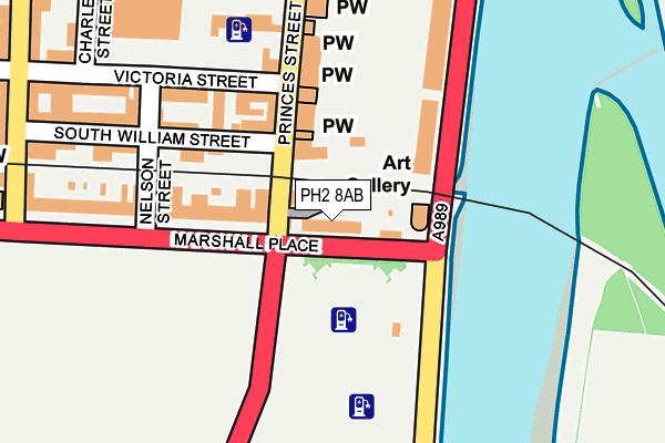 PH2 8AB map - OS OpenMap – Local (Ordnance Survey) PH2 8AB map - OS OpenMap – Local (Ordnance Survey)