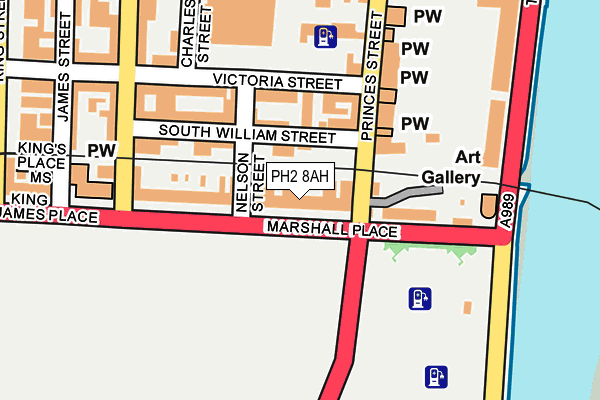 PH2 8AH map - OS OpenMap – Local (Ordnance Survey) PH2 8AH map - OS OpenMap – Local (Ordnance Survey)