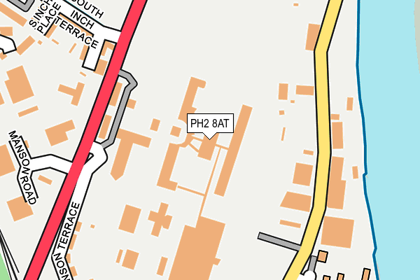 PH2 8AT map - OS OpenMap – Local (Ordnance Survey) PH2 8AT map - OS OpenMap – Local (Ordnance Survey)
