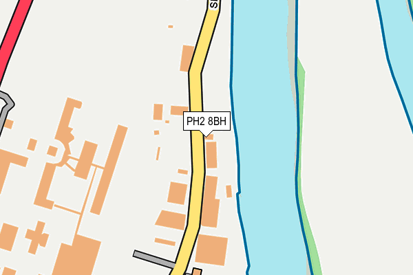 PH2 8BH map - OS OpenMap – Local (Ordnance Survey) PH2 8BH map - OS OpenMap – Local (Ordnance Survey)